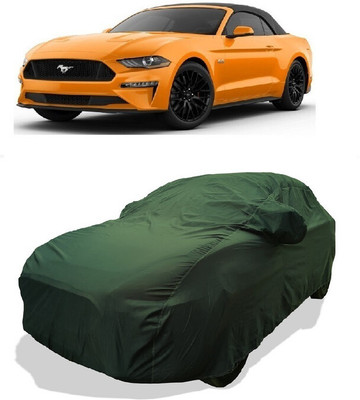 Coxtor Car Cover For Ford Mustang Facelift (With Mirror Pockets)(Green)
