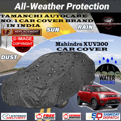Tamanchi Autocare Car Cover For Mahindra XUV 300(Grey)