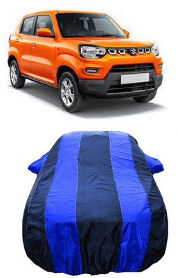 Wegather Car Cover For Maruti Suzuki S-Presso LXi (O) (With Mirror Pockets)(Blue)