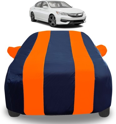 Auto Hub Car Cover For Honda Accord (With Mirror Pockets)(Orange)