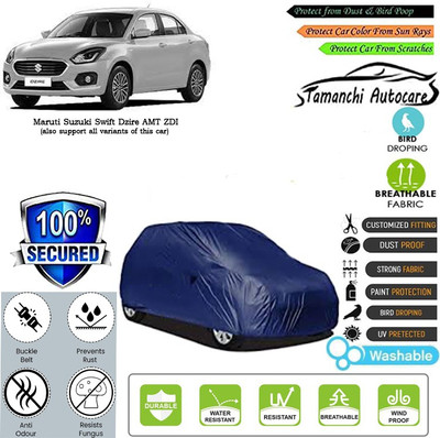 Tamanchi Autocare Car Cover For Maruti Suzuki Swift Dzire AMT ZDI(Blue)