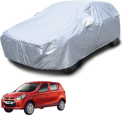 Euro Care Car Cover For Maruti Suzuki Alto 800 (With Mirror Pockets)(Silver)