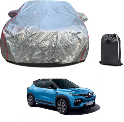 PAGORA Car Cover For Renault Kiger (With Mirror Pockets)(Silver, For 2019, 2020, 2021, 2022, 2023 Models)