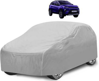 Caronix Car Cover For Tata Nexon (With Mirror Pockets)(Silver)