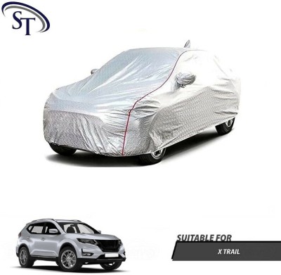 SHOBHNATH TRADING Car Cover For Nissan X-Trail (With Mirror Pockets)(Silver)