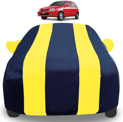 Auto Hub Car Cover For Maruti Suzuki Zen (With Mirror Pockets)(Yellow)