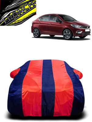 FRONCH Car Cover For Tata Tigor 1.2 Revotron XE (With Mirror Pockets)(Red, Blue)