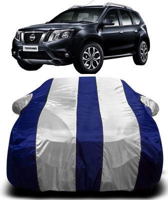 AXLOZ Car Cover For Nissan Terrano (With Mirror Pockets)(Multicolor)