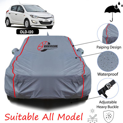 GARREGE Car Cover For Hyundai i20 Active (With Mirror Pockets)(Grey, For 2015, 2016, 2017, 2018, 2019, 2020 Models)
