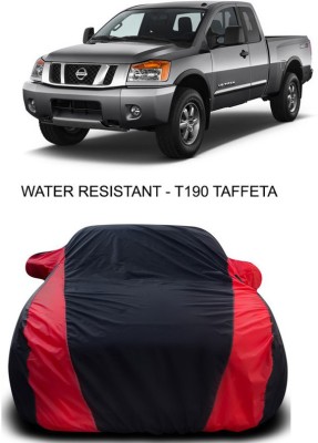 Furious3D Car Cover For Nissan Titan (With Mirror Pockets)(Red, Black)