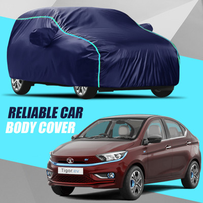 AXLOZ Car Cover For Tata Tigor (With Mirror Pockets)(Multicolor)