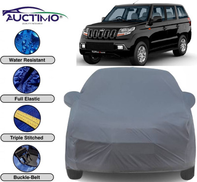 AUCTIMO Car Cover For Mahindra TUV300 (With Mirror Pockets)(Grey)