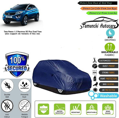 Tamanchi Autocare Car Cover For Tata Nexon 1.2 Revotron XZ Plus Dual Tone(Blue)