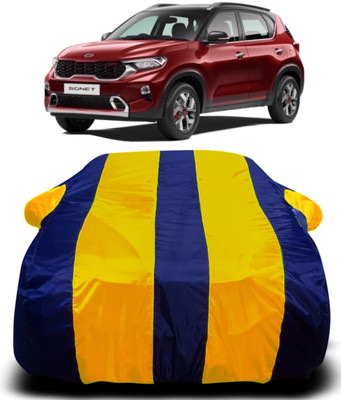 MAVENS Car Cover For Kia Sonet (With Mirror Pockets)(Multicolor)