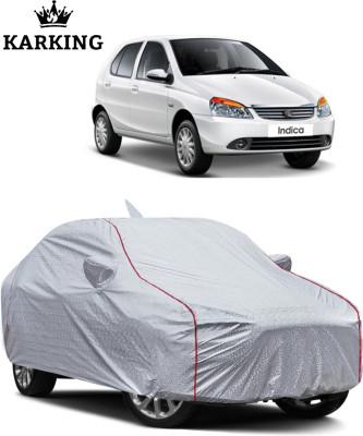 KARKING Car Cover For Tata Indica (With Mirror Pockets)(Silver)