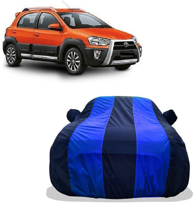 Tricway Car Cover For Toyota Etios Cross 1.5L V Petrol (With Mirror Pockets)(Multicolor)