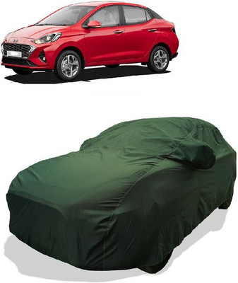 QLAX Car Cover For Maruti Aura S AMT Petrol (With Mirror Pockets)(Gold)