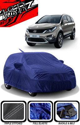 J S R Car Cover For Tata Hexa (With Mirror Pockets)(Blue)