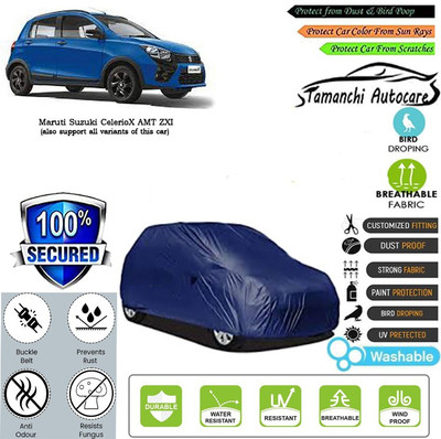 Tamanchi Autocare Car Cover For Maruti Suzuki CelerioX AMT ZXI(Blue)