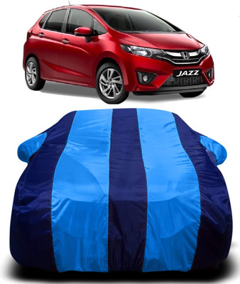 AXLOZ Car Cover For Honda Jazz (With Mirror Pockets)(Multicolor)