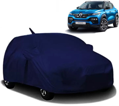 S Shine Max Car Cover For Renault Kiger (With Mirror Pockets)(Blue)