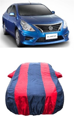 Wegather Car Cover For Nissan Almera 1.5 Sport (With Mirror Pockets)(Red)