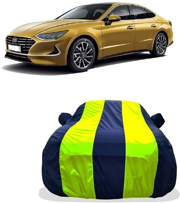 Tricway Car Cover For Hyundai Sonata Gold (With Mirror Pockets)(Yellow)