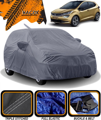 HACOX Car Cover For Tata Altroz (With Mirror Pockets)(Grey)