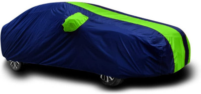 FRONCH Car Cover For Maruti Suzuki 800 EX (With Mirror Pockets)(Green, Blue)