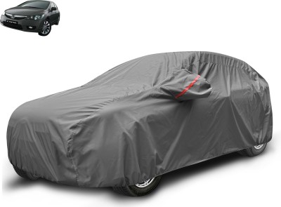 Auto Hub Car Cover For Honda Civic (With Mirror Pockets)(Grey)