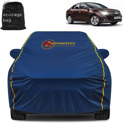 AUTOMOZEXO Car Cover For Chevrolet Cruze (With Mirror Pockets)(Blue)