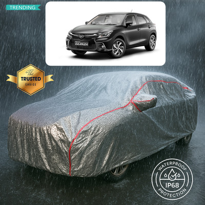 CODOKI Car Cover For Toyota Glanza G (With Mirror Pockets)(Silver)