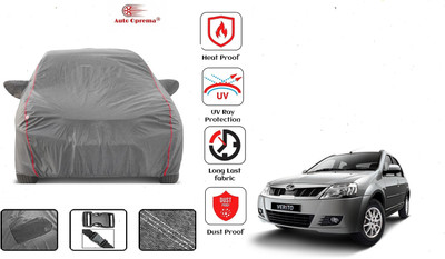 Auto Oprema Car Cover For Mahindra e-Verito (With Mirror Pockets)(Grey)