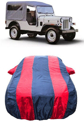 Wegather Car Cover For Mahindra Commander 650 Di(Red)