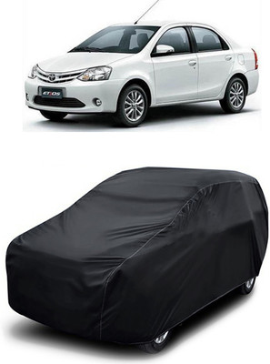 MoTRoX Car Cover For Toyota Etios Liva (Without Mirror Pockets)(Black)