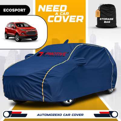 SPMOTIVE Car Cover For Ford Ecosport (With Mirror Pockets)(Blue)
