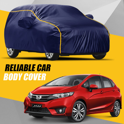 R Rayvin Star Car Cover For Honda Jazz (With Mirror Pockets)(Multicolor)