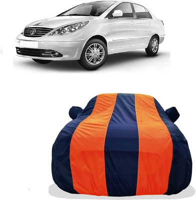 Tricway Car Cover For Nissan Manza (With Mirror Pockets)(Orange)