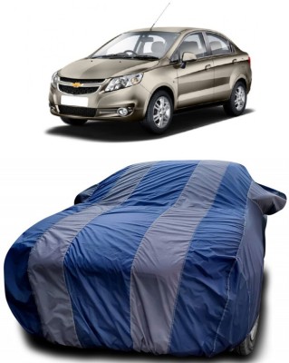 DIGGU Car Cover For Chevrolet Sail Sedan (With Mirror Pockets)(Grey, Blue)