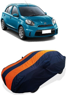 QLAX Car Cover For Maruti Micra Active XE (With Mirror Pockets)(Orange)