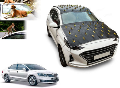 AUTO PEARL Car Cover For Skoda Rapid (Without Mirror Pockets)(Black)