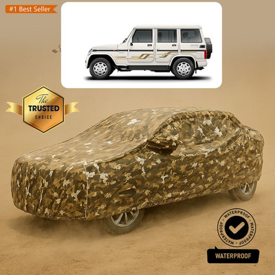 PAGORA Car Cover For Mahindra Bolero (With Mirror Pockets)(Yellow)