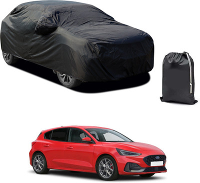 CODOKI Car Cover For Ford Focus (With Mirror Pockets)(Black)