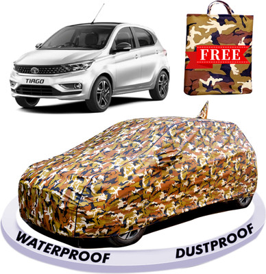 FABZEX Car Cover For Tata Tiago 1.05 Revotorq XB (With Mirror Pockets)(Multicolor, For 2024 Models)
