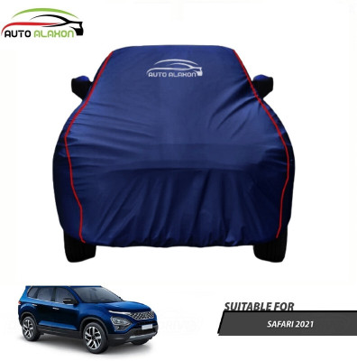 AUTO ALAXON Car Cover For Tata Safari (With Mirror Pockets)(Blue, For 2021 Models)