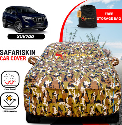 AUTOMOZEXO Car Cover For Mahindra XUV 700 (With Mirror Pockets)(Multicolor)