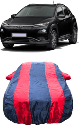 Wegather Car Cover For Hyundai Kona Electric Premium Electric (With Mirror Pockets)(Red)
