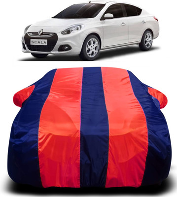 R Rayvin Star Car Cover For Renault Scala (With Mirror Pockets)(Multicolor)