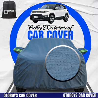 Otoroys Car Cover For Maruti, Maruti Suzuki Brezza, Vitara Brezza (With Mirror Pockets)(Grey, For 2022, 2023, 2024, 2025 Models)