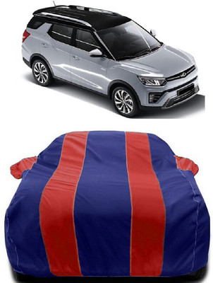 Autoprime Car Cover For Mahindra XUV400 (With Mirror Pockets)(Red, Blue)